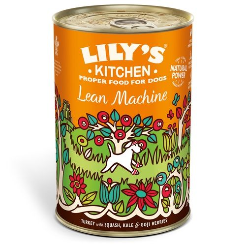 Lily's Kitchen Lean Mashine - konservai šunims su kalakutiena, kale salotomis, goji uogomis 400gr