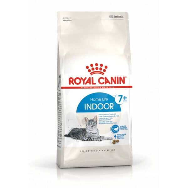 Royal Canin Indoor +7 sausas maistas katėms gyvenančioms namuose nuo 7 metų amžiaus
