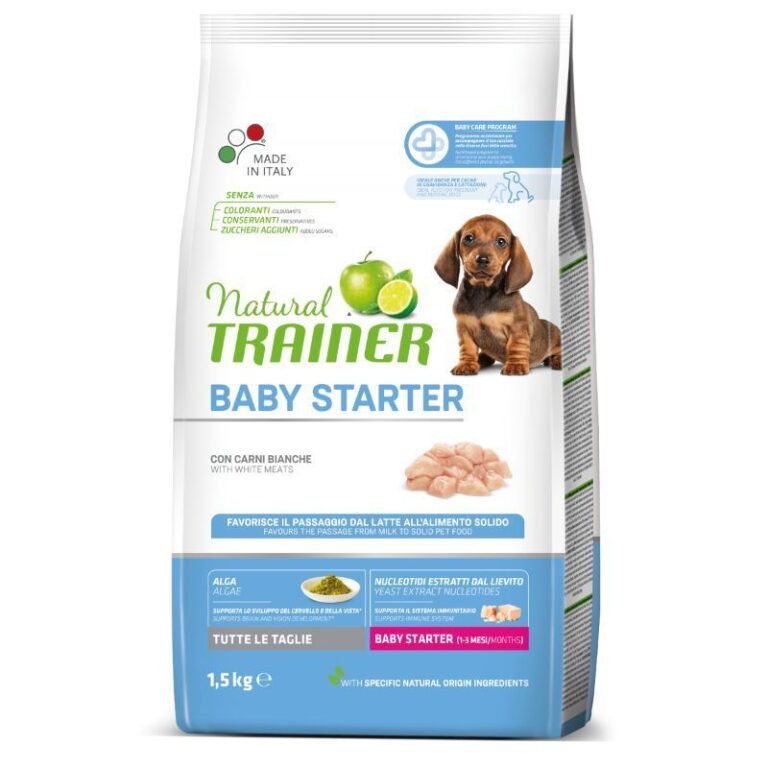 Natural Trainer DOG BABY STARTER sausas maistas atjunkytiems šuniukams 1.5kg