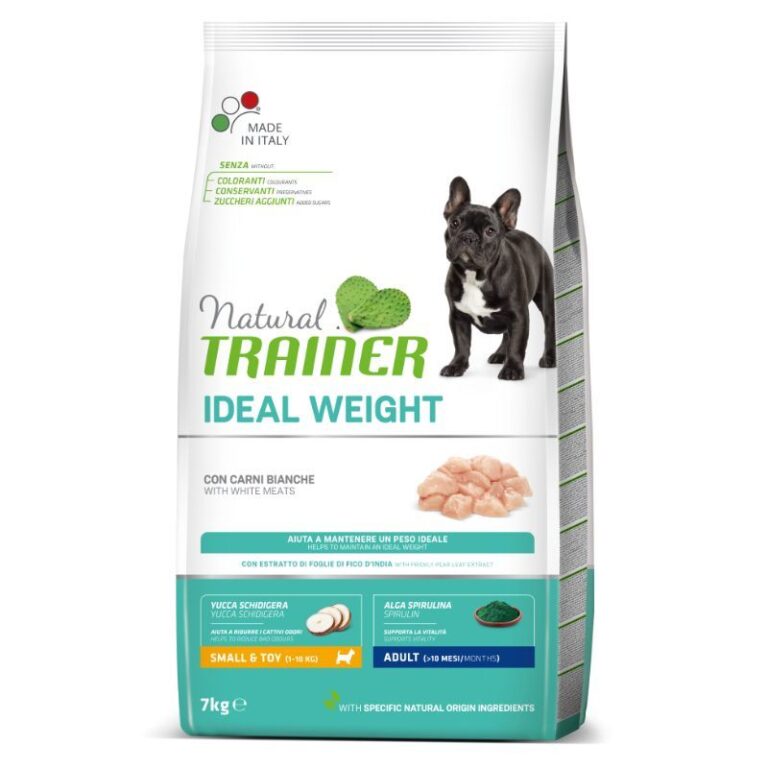 Natural Trainer Adult IDEAL WEIGHT MINI/LIGHT sausas maistas mažų veislių šunims svorio kontrolei