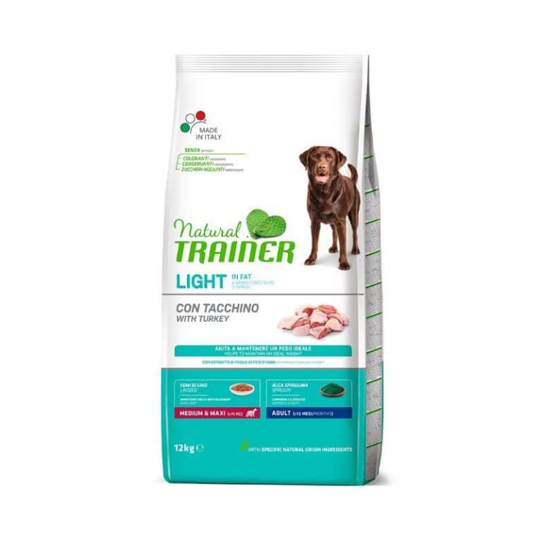 Natural Trainer Adult IDEAL WEIGHT/LIGHT M/M (Balta Mėsa) sausas maistas šunims turintiems polikį tukti 12kg