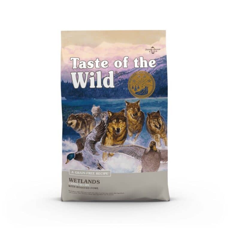 Taste Of The Wild Wetlands begrūdis sausas maistas šunims su antiena