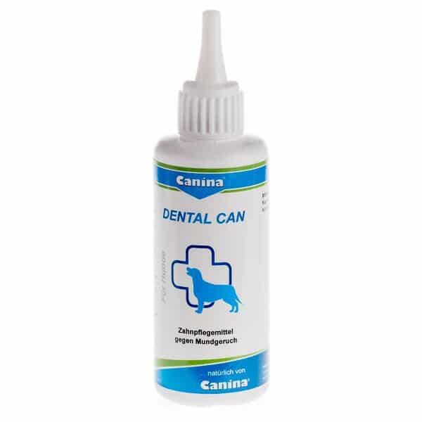 Canina Dental Can - dantų priežiūros priemonės šunims nuo nemalonaus burnos kvapo 100ml