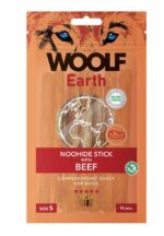 WOOLF EARTH NOOHIDE S STICK WITH BEEF - skanėstas šunims kramtymui su jautiena, S dydis