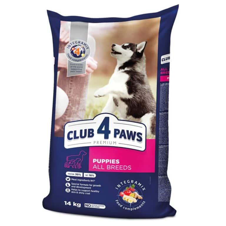 CLUB 4 PAWS PREMIUM Puppy All breed - sausas maistas visų veislių šuniukams