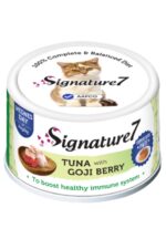 Signature7 REAL Meat Pate konservai su tunu ir goji uogomis drebučiuose,80 g