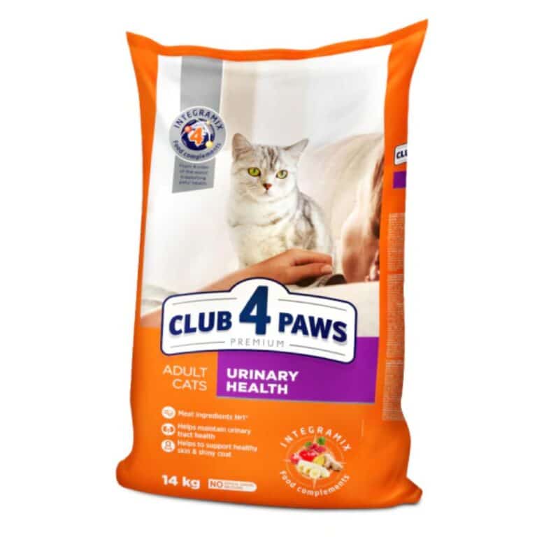 CLUB 4 PAWS Urinary health - sausas maistas katėms šlapimo takų sveikatai