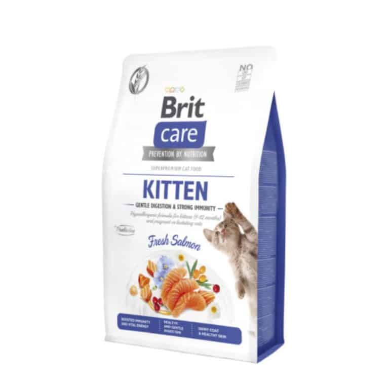 Brit Care Cat Grain-free Kitten Gentle Digestion & Strong Immunity begrūdis sausas maistas kačiukams