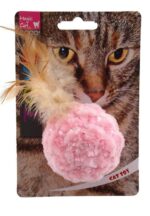 Magic Cat - pliušinis žaislas katėms su katžole, kamuoliukas 10cm