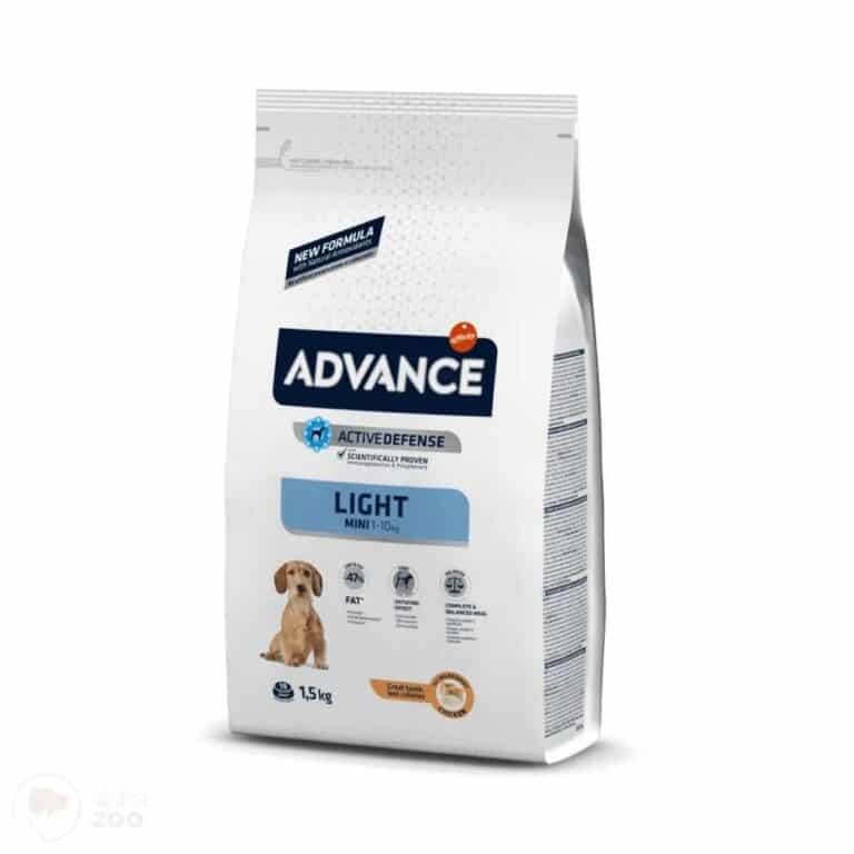 Advance Light Mini 3kg Sausas Maistas mažų veislių šunims Šunims esant antsvoriui