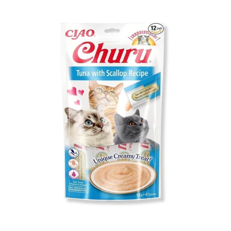 Churu Cat skanėstas katėms Tuna Scallop 56g (tunas ir šukutės)