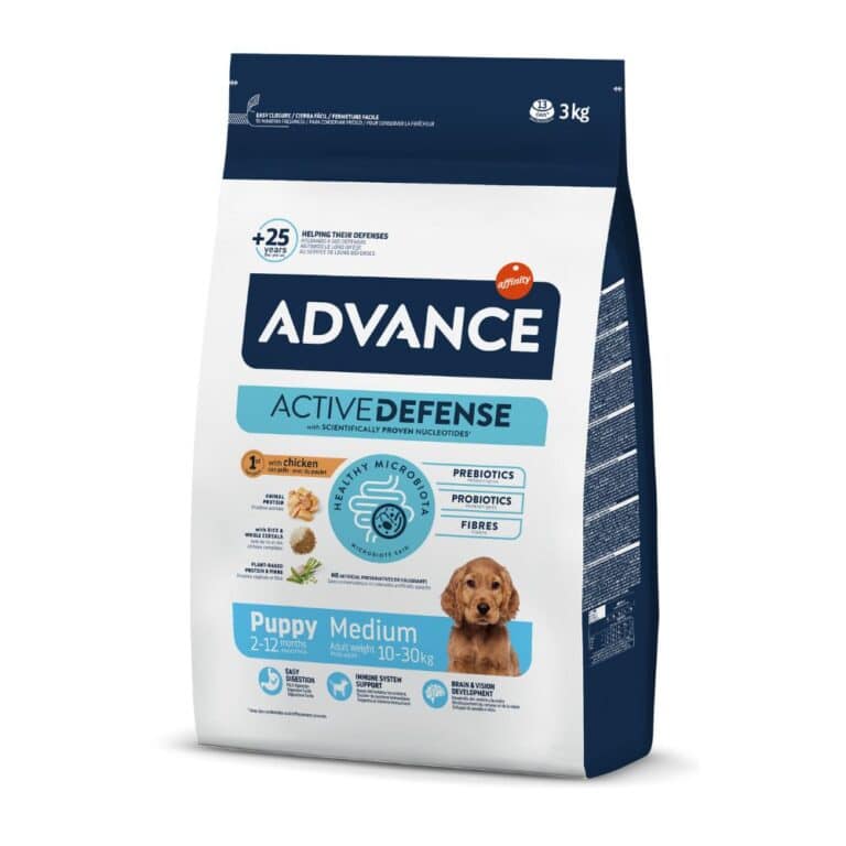 Advance Puppy Medium 3kg Ir 12kg Sausas Maistas vidutinių veislių Šunims