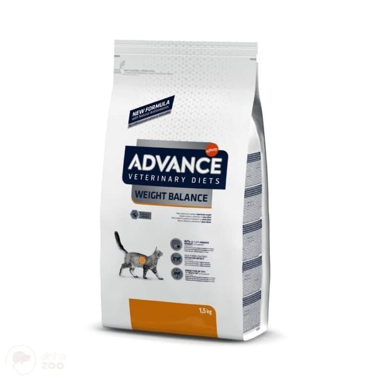 Advance Veterinary Diets Weight Balance Cat sausas maistas katėms