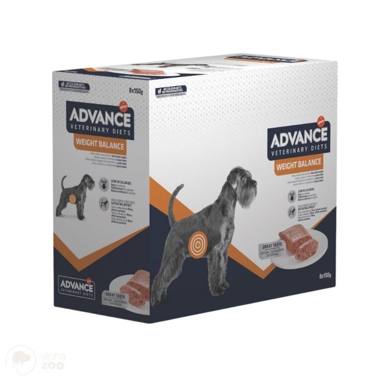 Advance Veterinary Diets Weight Balance Dog 150g X 8vnt. Šlapias Maistas Šunims