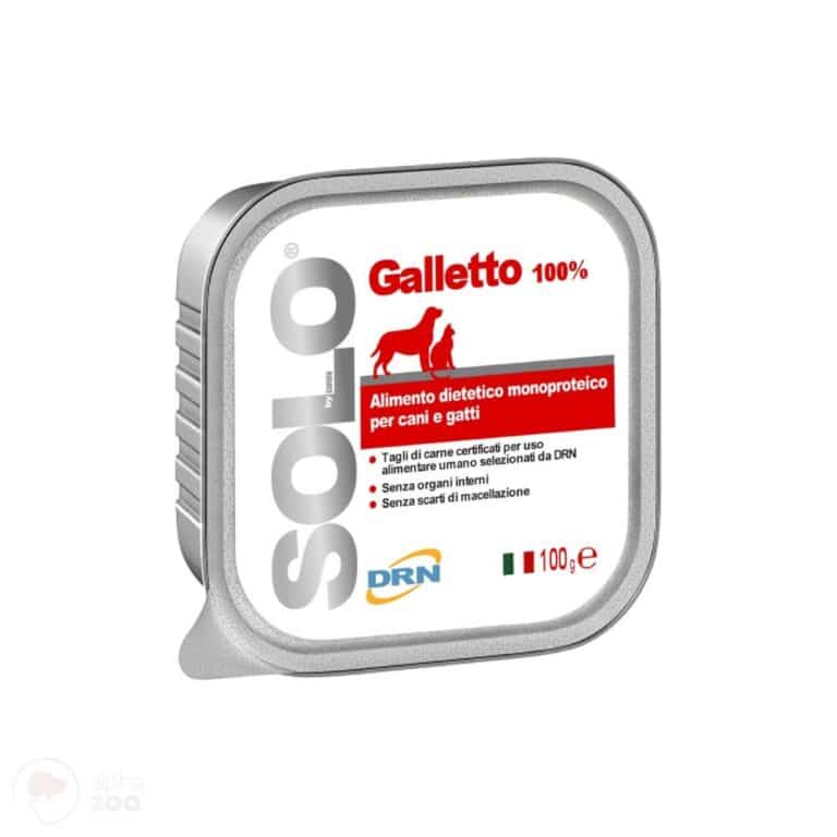 DRN Solo Galletto 100g (Vištiena) konservai Šunims ir katėms