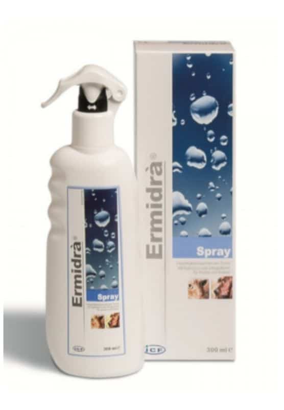 Ermidra Spray 300 ml - drėkinti ir mažinti niežulį, visais odos dehidracijos atvejais (vasarą, šildymo laikotarpiu)