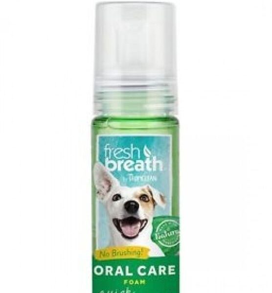 TROPICLEAN FRESH BREATH ORAL CARE FOAM - putos šunų dantų higienai, 133ml