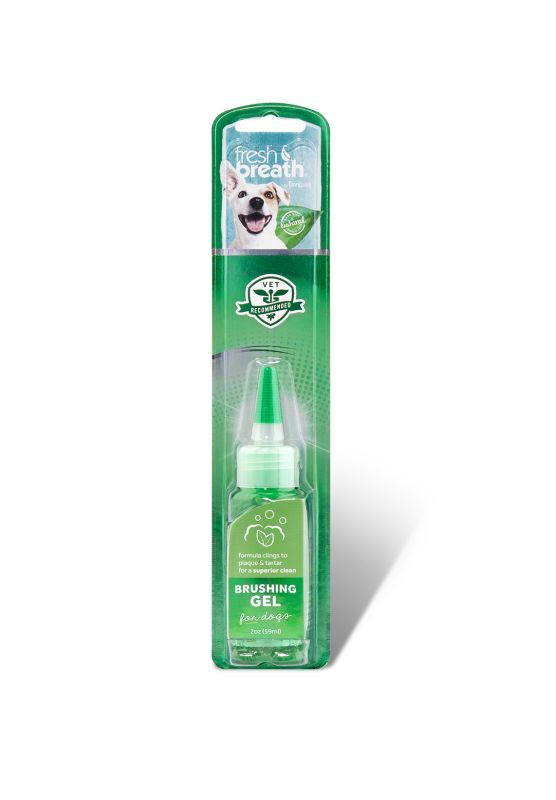 tropiclean fresh breath brushing gel - dantų valymo gelis, 59ml