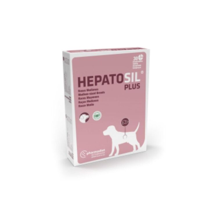 hepatosil plus medium dogs n30 papildai vidutiniu dydziu sunims padeda tinkamai funkcionuoti kepenu lastelems