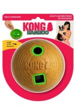 KONG Bamboo Feeder Ball M - interaktyvus žaislas šunims, skanėstų kamuolys