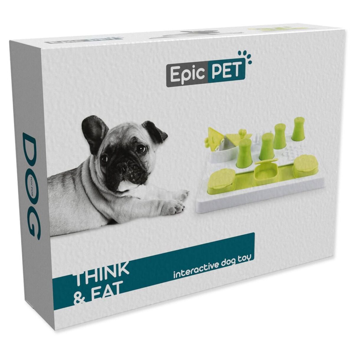 epic pet think & eat - interaktyvus žaislas, galvosūkis šunims, 30cm
