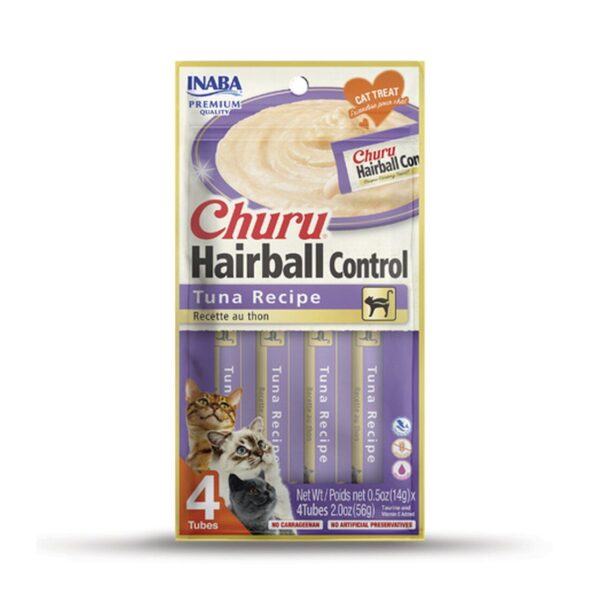 Churu Cat Hairball Control Tuna skanėstas katėms tyrelė su tunu, 56g
