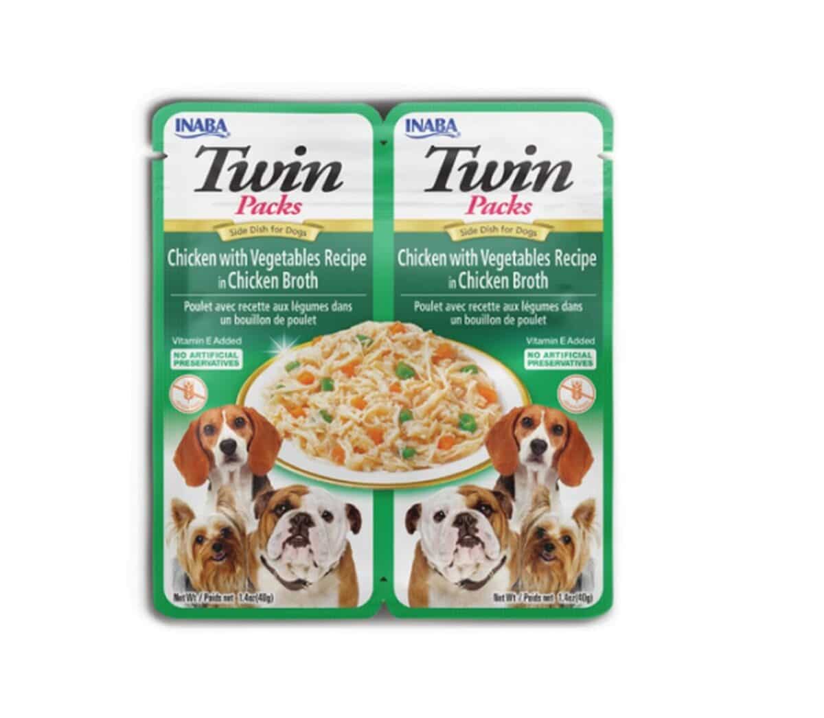 twin packs dog skanėstas šunims chicken vegetables 80g