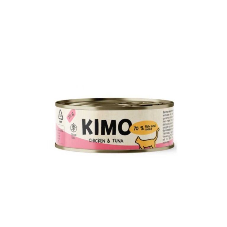 kimo chickentuna konservai katems su vistiena ir tunu 70g