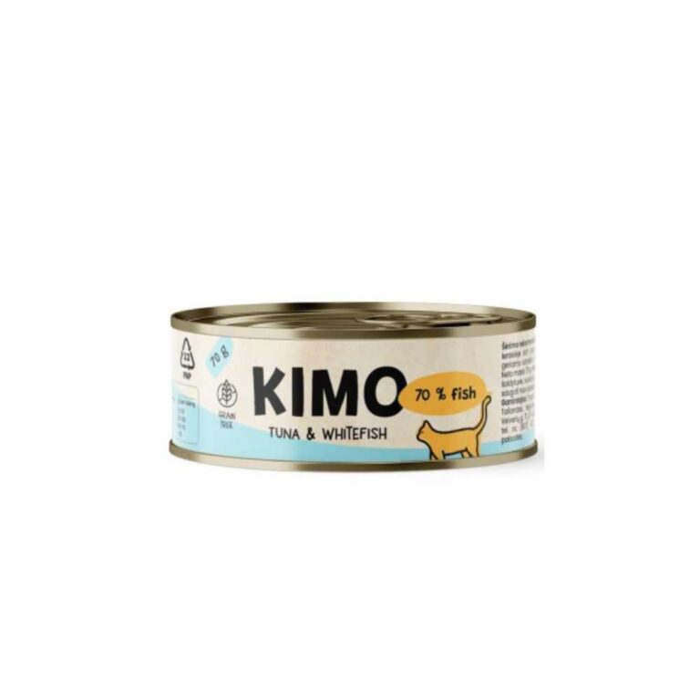 kimo tunawhitefish konservai katems su tunu ir balta zuvimi 70g