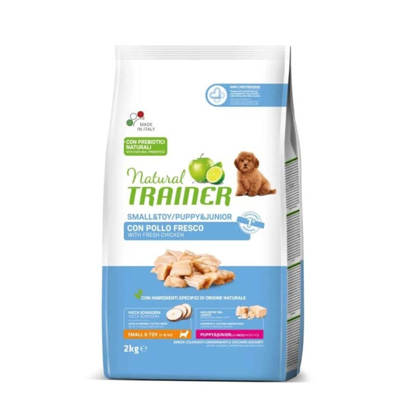 Trainer Natural MINI PUPPY Su Vištiena - sausas maistas mažų veislių šuniukams 2kg