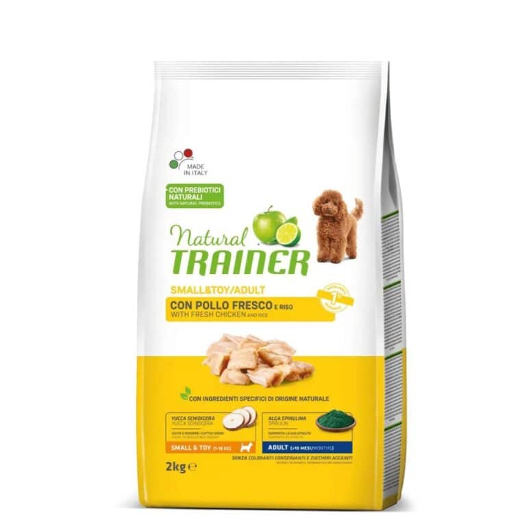 Trainer Natural MINI ADULT Su Vištiena - sausas maistas mažų veislių šunims su vištiena 2kg