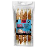 Bubu pets chicken wraps 28cm rawhide stick - buivolo odos lazdelės su vištienos mėsa , 320g