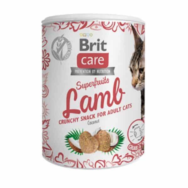 Brit Care Superfruits Lamb with Coconut skanėstas katėms, 100g