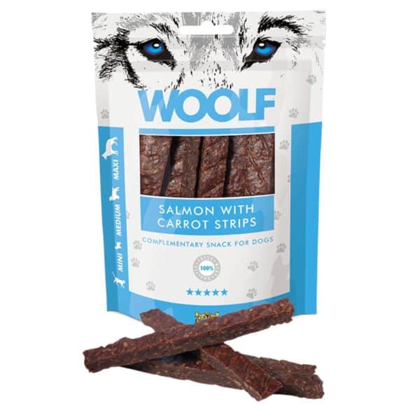 WOOLF Soft Salmon with Carrot Strips