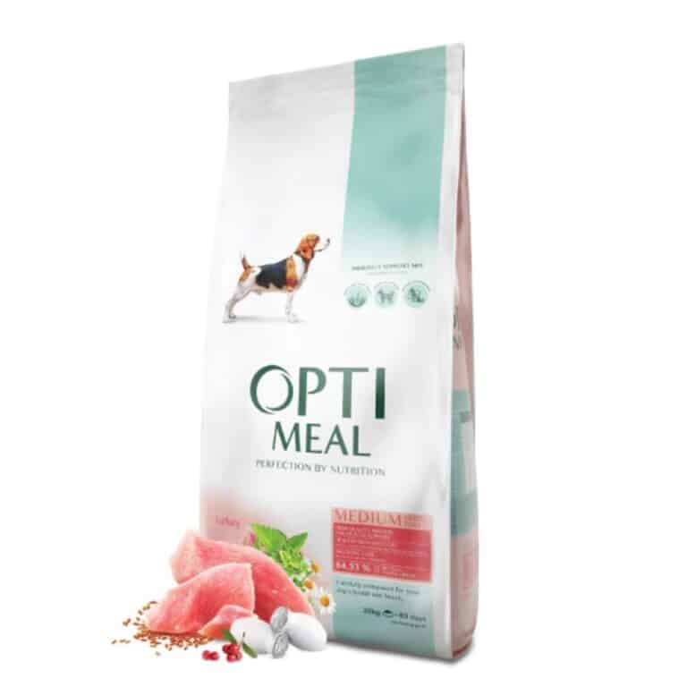 Optimeal Medium Breed Turkey - sausas maistas vidutinių veislių šunims su kalakutiena, 12kg