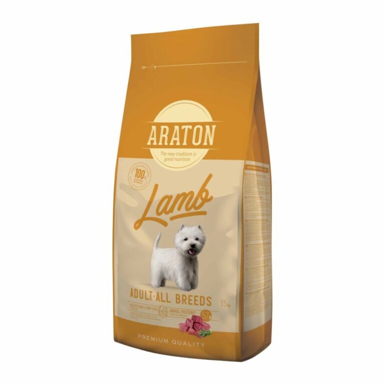 Araton Adult Lamb sausas maistas šunims su ėriena 15kg