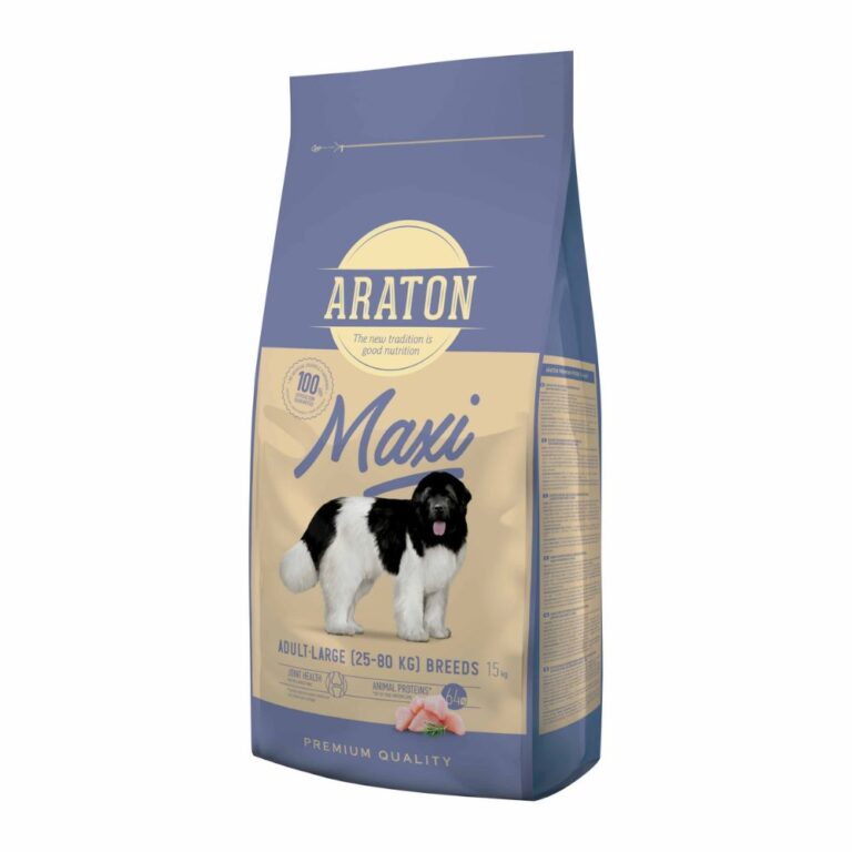 Araton Adult Maxi sausas maistas didelių veislių šunims su vištiena 15kg
