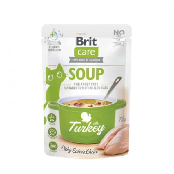 Brit Care Cat Soup Turkey sriuba katėms su kalakutiena 75g