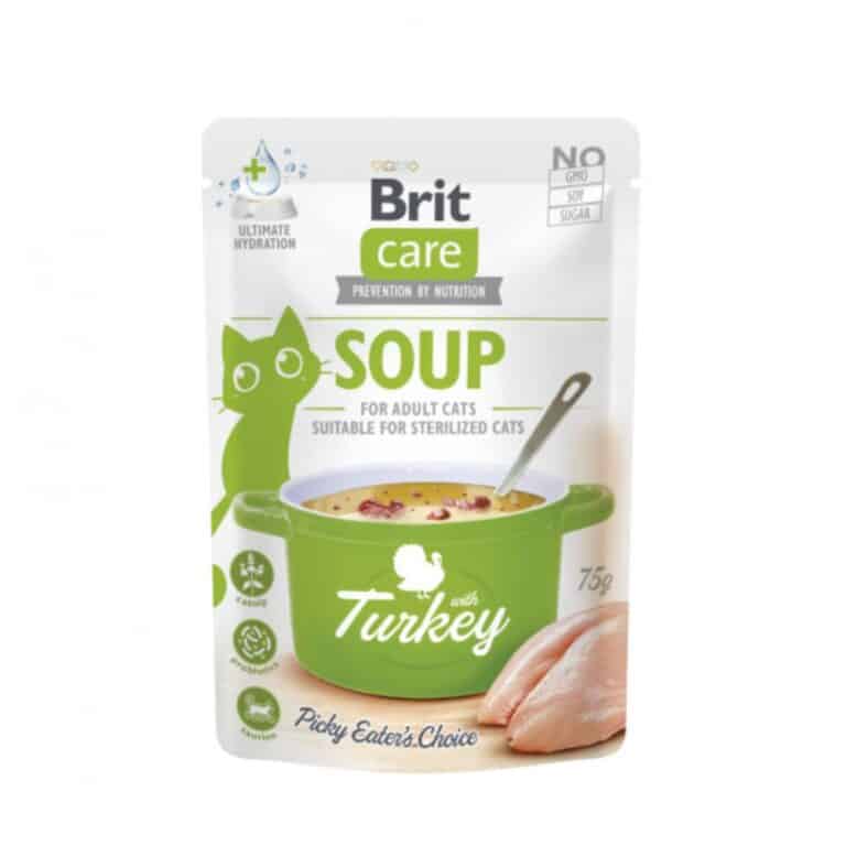 Brit Care Cat Soup Turkey sriuba katėms su kalakutiena 75g