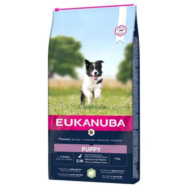Eukanuba Puppy Small & Medium Lamb & Rice 12kg