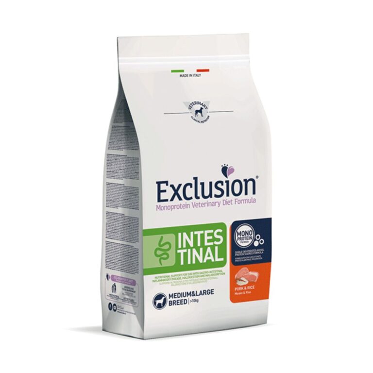 EXCLUSION Intestinal Pork and Rice Medium&Large Breed