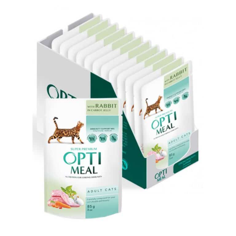 OPTIMEAL Rabbit In Carrot Jelly