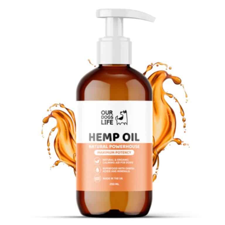 DOGSLIFE Hemp Oil Raminantis Aliejus Su Kanapėmis