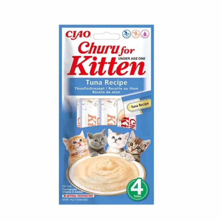 Churu skanėstas kačiukams su tunu Kitten Tuna Recipe 56g