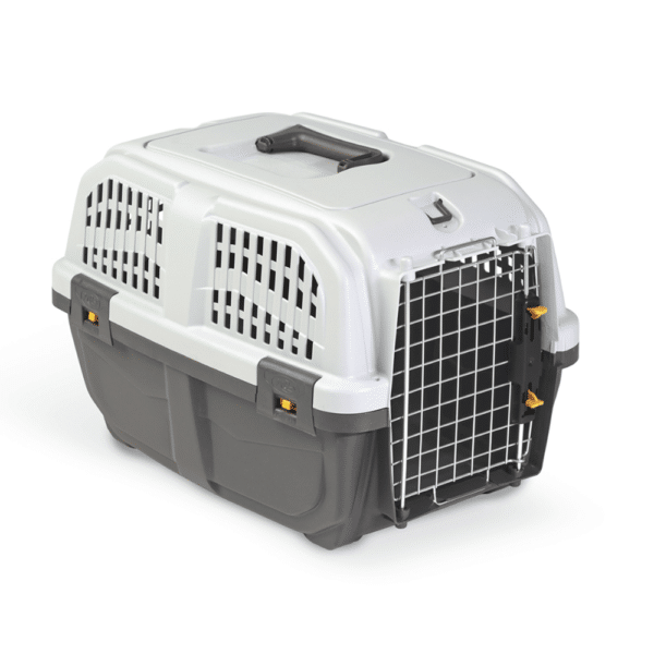 SKUDO 1 IATA MPS GREY 48x31,5x31cm transportavimo boksas atitinka IATA reikalavimus