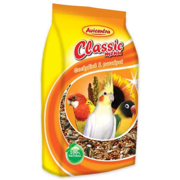 AVICENTRA standartinis maistas mažoms papūgoms 1kg