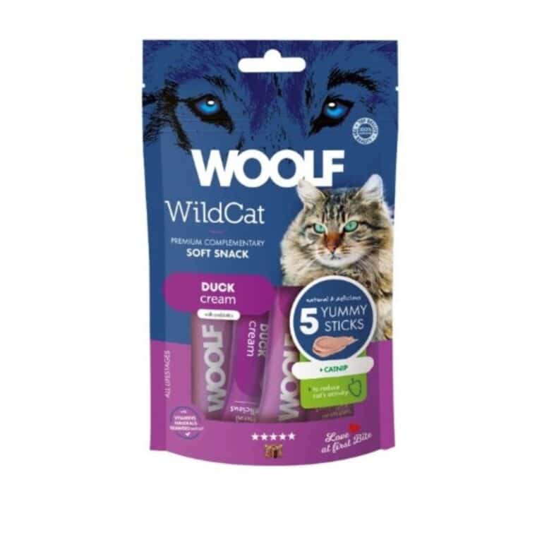 Woolf Wildcat Duck and Catnip Cream laižomas skanėstas katėms