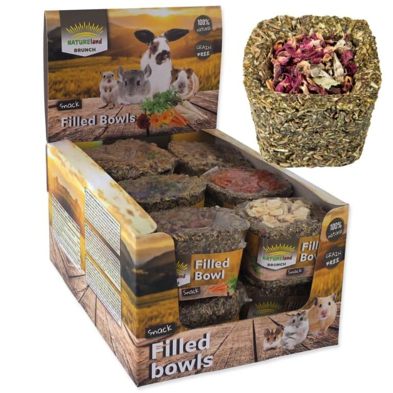 Nature Land BRUNCH Grain-free bowls 75g natūralus skanėstas graužikams