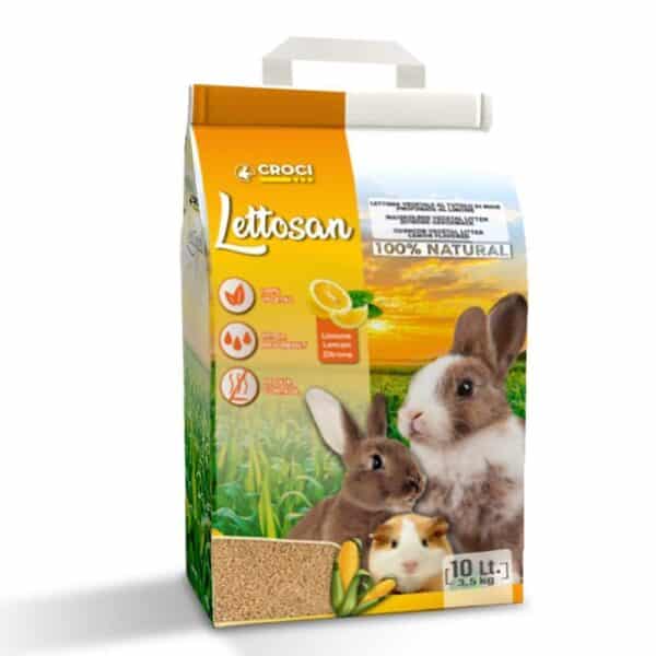 CROCI Lettosan kukurūzų kraikas graužikams 10l