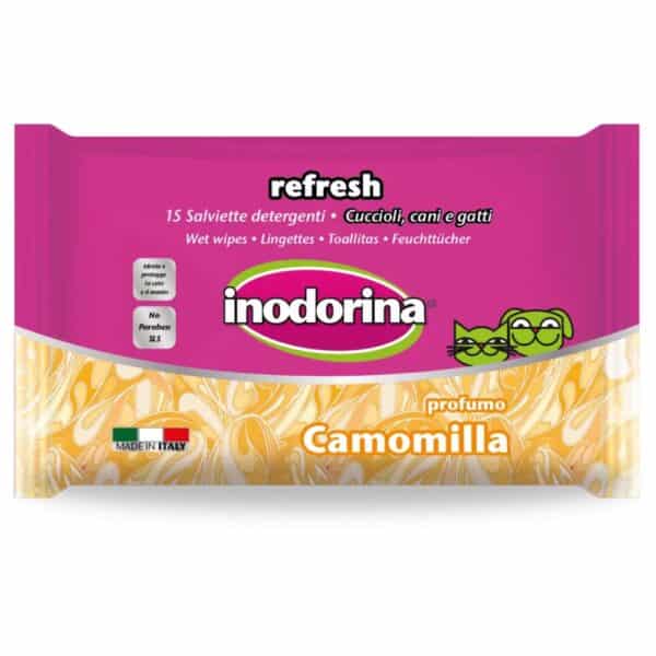 Inodorina Refresh Ramunėlių Valomosios Servetėlės Akims